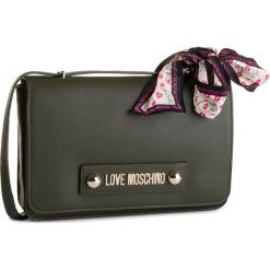 Torebka LOVE MOSCHINO - JC4026PP18LC0850 Verde. Zielone listonoszki damskie Love Moschino, bez wzorów, ze skóry ekologicznej, bez dodatków. W wyprzedaży za 619,00 zł.