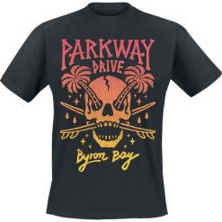 Parkway Drive Skull Palms T-Shirt czarny. Czarne t-shirty męskie Parkway Drive, l, bez wzorów, bez kołnierzyka. Za 74,90 zł.