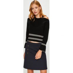 Silvian Heach - Sweter. Szare swetry klasyczne damskie marki Silvian Heach, l, z dzianiny, z włoskim kołnierzykiem. Za 319,90 zł.