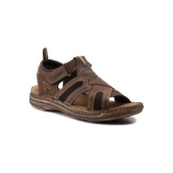 LASOCKI FOR MEN MI20-306-A. Pomarańczowe sandały męskie Lasocki For Men, ze skóry, bez zapięcia. Za 119,99 zł.