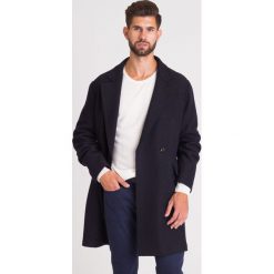GRANATOWY PŁASZCZ JOOP! COLLECTION. Czarne płaszcze męskie m, z wełny. Za 999,50 zł.