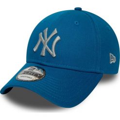New Era - Czapka. Niebieskie czapki męskie New Era, bez wzorów, z bawełny. W wyprzedaży za 69,90 zł.