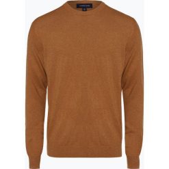 Andrew James - Sweter męski z dodatkiem kaszmiru, beżowy. Brązowe swetry klasyczne męskie Andrew James, m, z kaszmiru. Za 229,95 zł.