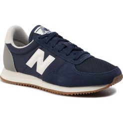 Sneakersy NEW BALANCE - U220HA Granatowy. Niebieskie sneakersy damskie New Balance, z zamszu. W wyprzedaży za 209,00 zł.