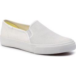 Tenisówki KEDS - Dbl Deck WF56778 Mpono Gray. Szare półbuty damskie Keds, bez wzorów, ze skóry, bez zapięcia. W wyprzedaży za 119,00 zł.
