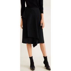 Mango - Spódnica Blane. Czarne spódniczki Mango, m, z materiału, midi, proste. Za 139,90 zł.