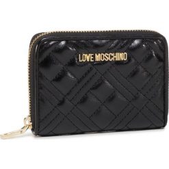 Duży Portfel Damski LOVE MOSCHINO - JC5622PP0AKA0000 Nero. Czarne portfele damskie Love Moschino, bez wzorów, ze skóry ekologicznej. W wyprzedaży za 259,00 zł.