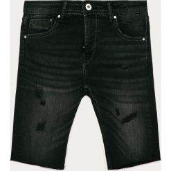 Pepe Jeans - Szorty dziecięce Destroy 128-180 cm. Czarne spodenki chłopięce Pepe Jeans, bez wzorów, z elastanu, casualowe. Za 239,90 zł.