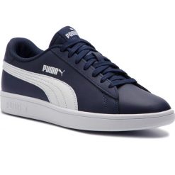 Sneakersy PUMA - Smash V2 L 365215 05 Peacoat/Puma White. Niebieskie sneakersy męskie Puma, bez zapięcia. W wyprzedaży za 169,00 zł.