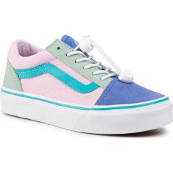 Tenisówki VANS - Old Skool VN0A4BUUTZ41 (Toggie Lc) Clrblckultrmnrn. Trampki dziewczęce Vans, bez wzorów, z zamszu, na sznurówki. W wyprzedaży za 179,00 zł.