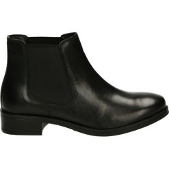 Botki - APR5389 VNJ18. Czarne botki damskie skórzane Venezia. Za 269,00 zł.