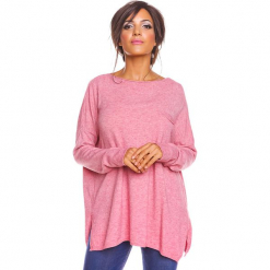 Sweter "Kymie" w kolorze jasnoróżowym. Czerwone swetry oversize damskie marki So Cachemire, s, z kaszmiru. W wyprzedaży za 173,95 zł.