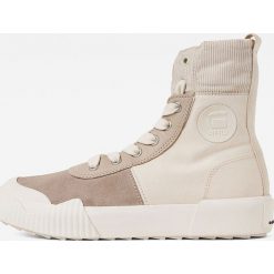 G-Star Raw - Buty. Szare sneakersy damskie G-Star RAW, ze skóry. W wyprzedaży za 299,90 zł.