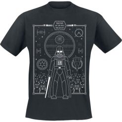 Star Wars Together We Can Rule T-Shirt czarny. Czarne t-shirty męskie z nadrukiem Star Wars, xxl, z okrągłym kołnierzem. Za 54,90 zł.