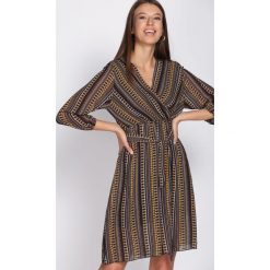 Żółta Sukienka Quarto. Żółte sukienki hiszpanki Born2be, uniwersalny, midi. Za 99,99 zł.