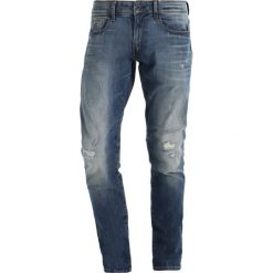 GStar 3301 DECONSTRUCTED SUPER SLIM Jeansy Slim Fit elto superstretch. Niebieskie jeansy męskie marki G-Star. W wyprzedaży za 362,45 zł.