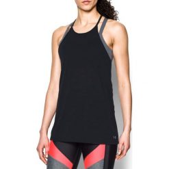 Topy sportowe damskie: Under Armour Koszulka damska Threadborne Fashion Tank czarna r. XS (1300283-001)