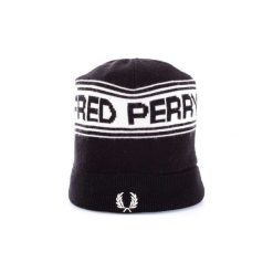 Czapki Fred Perry C4103. Czarne czapki męskie marki Fred Perry. Za 217,23 zł.