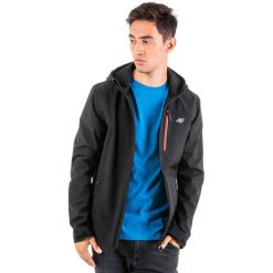 Kurtki sportowe męskie: 4f Kurtka softshell męska H4Z18-SFM002 czarna r. M