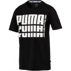 Puma Rebel Bold Basic Tee Cotton Black Xl. Czarne koszulki sportowe męskie marki Puma, xl, z nadrukiem, z krótkim rękawem. Za 99,00 zł.
