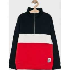 Lmtd - Bluza dziecięca 134-176 cm. Niebieskie bluzy chłopięce LMTD, bez wzorów, z bawełny, bez rękawów, bez kaptura. W wyprzedaży za 59,90 zł.
