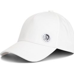 Czapka z daszkiem Diesel Cindi-Max Hat 00SHLF 0NAUI 129. Białe czapki damskie Diesel, bez wzorów. W wyprzedaży za 169,00 zł.