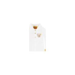 Steiff Girls Bluza bright white - biały - Gr.Moda (6 - 24 miesięcy ). Białe bluzy niemowlęce marki Steiff, z aplikacjami, z bawełny. Za 169,00 zł.