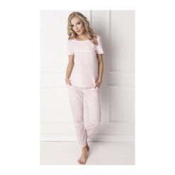Piżama Babe Long Pink. Różowe piżamy damskie Aruelle, s, bez wzorów, bez rękawów. Za 136,90 zł.
