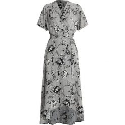 Karen by Simonsen VIOLANTA DRESS Długa sukienka grey. Szare długie sukienki Karen by Simonsen, z materiału, z długim rękawem. Za 759,00 zł.