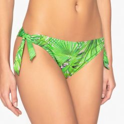 Bielizna damska: Dół bikini z nadrukiem, wiązany po bokach