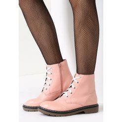 Buty zimowe damskie: Różowe Botki Bring The Dog