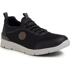 Sneakersy RIEKER - 16491-14 Blue. Niebieskie sneakersy męskie Rieker, bez zapięcia. W wyprzedaży za 229,00 zł.