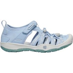 KEEN sandały dziewczęce Moxie Sandal Y-Powder Blue/Vapor US 8 (EU 24). Niebieskie sandały dziewczęce Keen, z gumy, bez zapięcia. W wyprzedaży za 229,00 zł.