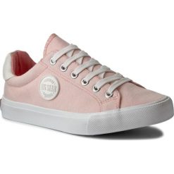Tenisówki BIG STAR - W274943 Pink. Różowe półbuty damskie marki BIG STAR, bez wzorów, z gumy, bez zapięcia. Za 99,00 zł.