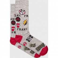 John Frank - Skarpety. Szare skarpetki męskie marki John Frank, z bawełny. W wyprzedaży za 12,90 zł.