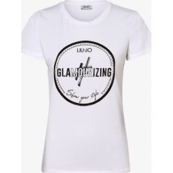 Liu Jo Collection - T-shirt damski, biały. Białe t-shirty damskie Liu Jo Collection, xl, z nadrukiem, glamour, bez kołnierzyka. Za 229,95 zł.
