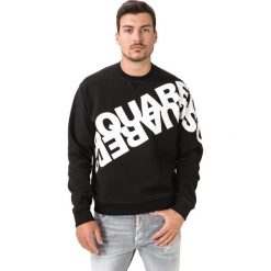 DSQUARED2 Bluza Czarny. Czarne bluzy męskie Dsquared2, l, z nadrukiem, z bawełny, bez kołnierzyka, bez rękawów, bez kaptura. Za 1450,95 zł.