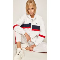 Fila - Kurtka. Białe kurtki damskie Fila, s, bez wzorów, z poliesteru, krótkie, bez kaptura. W wyprzedaży za 379,90 zł.