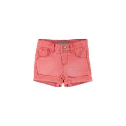 Name it Girls Szorty Jeans NITSIRIBELLE georgia peach. Pomarańczowe spodenki chłopięce marki Name it, z bawełny. Za 66,02 zł.
