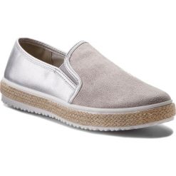 Espadryle JENNY FAIRY - WS17051 Szary Jasny. Czarne espadryle damskie marki Jenny Fairy, z materiału. Za 59,99 zł.