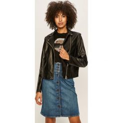 Pepe Jeans - Ramoneska Pina. Różowe kurtki damskie Pepe Jeans, s, bez wzorów, z poliesteru, krótkie. Za 519,90 zł.