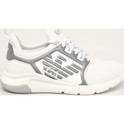 EA7 Emporio Armani - Buty. Czarne sneakersy męskie EA7 Emporio Armani, na sznurówki. W wyprzedaży za 499,90 zł.