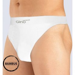 Męskie tanga Bamboo białe. Slipy męskie Gina. Za 31,99 zł.