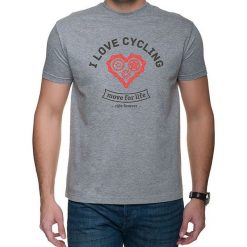 Koszulka T-SHIRT. I love cycling. Koszulki męskie studioixi, m, z nadrukiem, bez kołnierzyka, bez rękawów. Za 85,00 zł.
