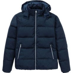 Kurtka pikowana zimowa bonprix ciemnoniebieski melanż. Niebieskie płaszcze męskie bonprix, na zimę, m, bez wzorów. Za 269,99 zł.