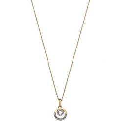 Naszyjniki damskie: PROMOCJA Naszyjnik – złoto żółte 585, Diament 0,08ct