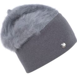 Czapka damska Zimowy puch szara. Szare czapki zimowe damskie Art of Polo, na zimę, z puchu. Za 56,30 zł.