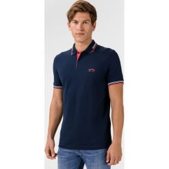 BOSS Paul Curved Polo Koszulka Niebieski. Niebieskie podkoszulki męskie Boss, l, bez wzorów, z elastanu, bez rękawów. Za 412,95 zł.