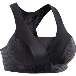 Stanik fitness kardio 900 czarny. Czarne buty sportowe damskie DOMYOS, bez wzorów, z elastanu, na fitness i siłownię. Za 79,99 zł.