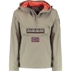 Napapijri RAINFOREST SUM REGULAR FIT Wiatrówka khaki. Brązowe marynarki męskie Napapijri, s, bez wzorów, z materiału. W wyprzedaży za 607,20 zł.